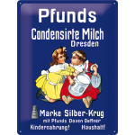 Metalskilt "Pfunds Milch"