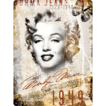 Metalskilt "Marilyn Monroe" 30x40 cm