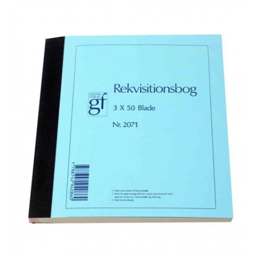 Rekvisitionbog m/2 kopier 2071