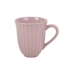 Krus m/riller Mynte (Dusty Viole)