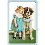 Metalskilt "Milka Mädchen" 20x30 cm