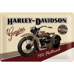 Metalskilt "Harley-Davidson Flathead" 20x30 cm