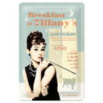Metalskilt "Breakfast at Tiffany´s" 20x30 cm