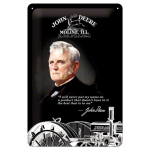 Metalskilt "John Deere Portrait" 20x30 cm