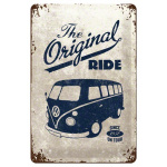 Metalskilt "VW - The Originale Ride" 20x30 cm