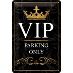 Metalskilt VIP Parking Only" 20x30 cm