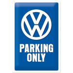 Metalskilt "VW Parking Only" 20x30 cm