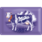 Metalskilt "Milka" 20x30 cm.