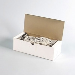 Gummibånd hvide 220x5 mm. (ca. 140 stk.)