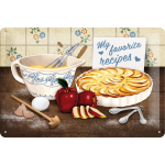 Metalskilt "Home Bakery" 20x30 cm.