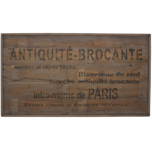 Træskilt “Antiquité-Brocante”