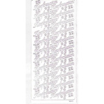 Stickers Decorstix "Konfirmation" Hvid