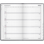 Indexplanner 2026 mini 8x13 cm. mørk grå - Image 2