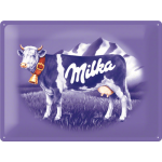 Metalskilt "Milka" 30x40 cm