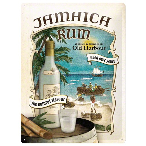 Metalskilt “Jamaica Rum” 30×40 cm