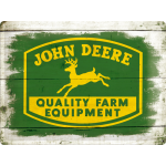 Metalskilt "John Deere QFE" 30x40 cm