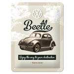Metalskilt VW Retro Beetle" 15x20 cm