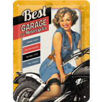 Metalskilt "Best Garage" (Y) 15x20 cm
