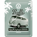 Metalskilt VW Retro Bulli" 15x20 cm.