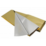 Redningstæppe sølv/guld 160x210 cm.