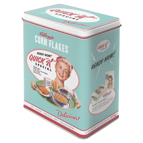 Metaldåse “Kelloggs Quick K Menu” (L)
