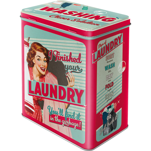 Metaldåse “LAUNDRY” (L)