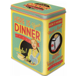 Metaldåse "Here is Your Dinner" (L)