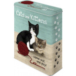 Metaldåse Cats & Kittens (XL)