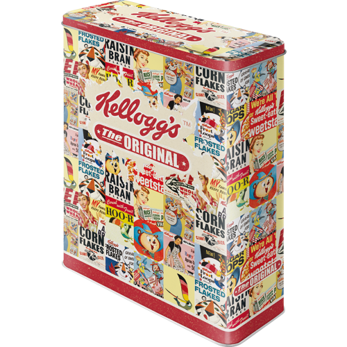 Metaldåse “Kellogg´s Collage” (XL)