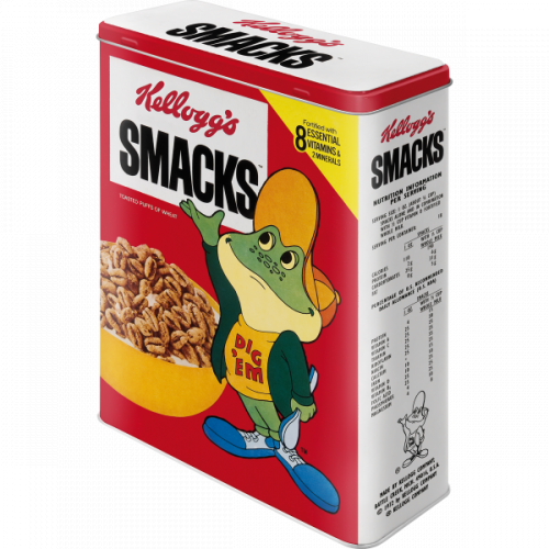 Metaldåse “Kelloggs Smacks Frog” (XL)