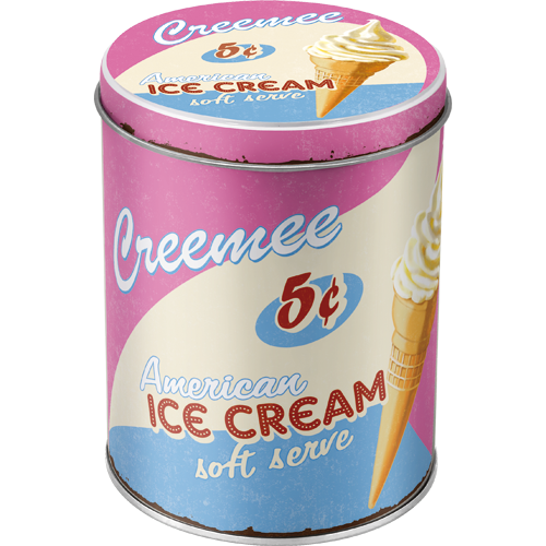 Metaldåse “Ice Cream” (oval)