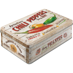 Metalæske "Chili Peppers"