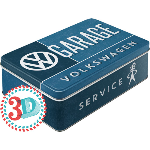 Metalæske “VW GARAGE” 3D Metalæske "VW GARAGE" 3D - Image 1