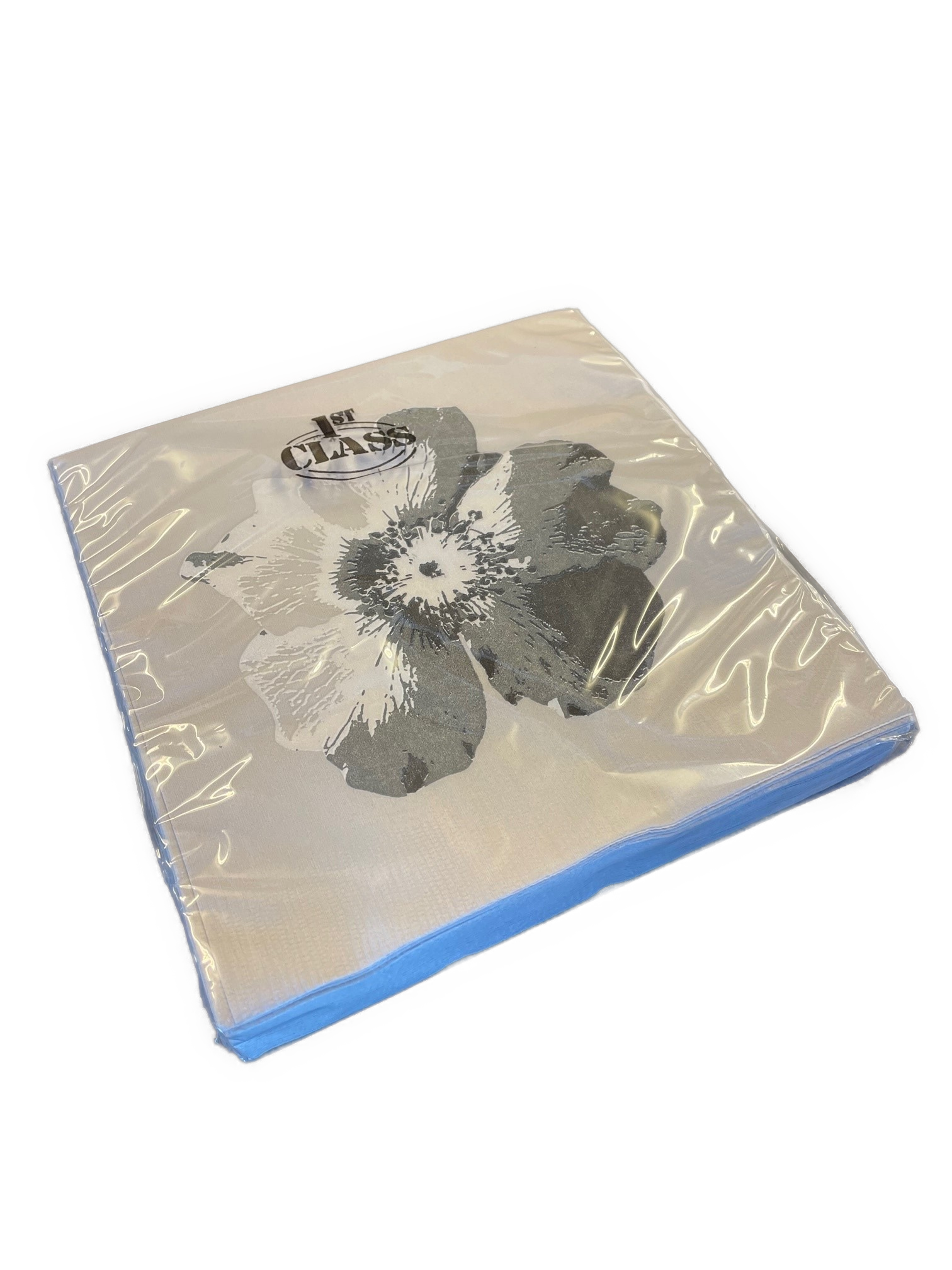 Serviet 3-lags 33×33 cm. pk./20 stk “Hibiscus” Sort Serviet 3-lags 33x33 cm. pk./20 stk "Hibiscus" Sort - Image 1
