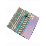 Servietter 3-lags 33x33 cm. pk./20 stk. jade strib