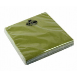 Serviet 3-lags 33x33 cm. pk./20 stk. Oliven 41969922