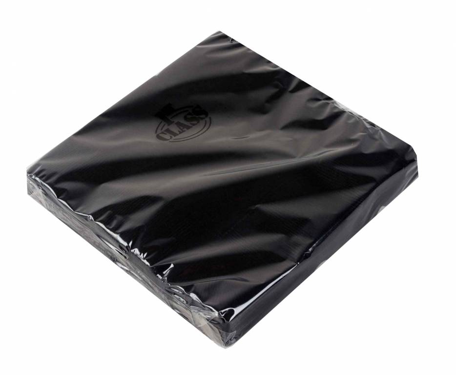 Serviet Sovie 3-lags 33×33 cm. pk./20 stk. sort Serviet Sovie 3-lags 33x33 cm. pk./20 stk. sort - Image 1