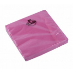 Serviet 3-lags 33x33 cm. pk./20 stk. ceriserød