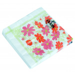 Serviet 3-lags 33x33 cm. pk./20 stk "Chane´ll" Cerise/Rød