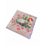 Servietter 3-lags 33x33 cm. pk./20 stk. Student vinrød