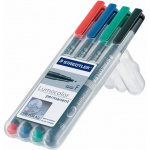 Lumocolor permanent marker Fine 0,6 mm. 4-pak 318WP4