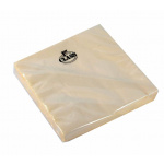 Serviet Sovie 3-lags 40x40 cm. pk./20 stk. elfenben
