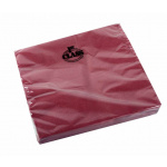 Serviet 3-lags 40x40 cm. pk./20 stk. vinrød