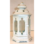 Lanterne lille 6-kantet (hvid)