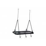 Køkkenophæng m/6 kroge (sort)