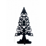 Juletræ til deko, sort træ H: 35,5 cm.