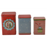 Dåsesæt med julemotiver (3 stk)