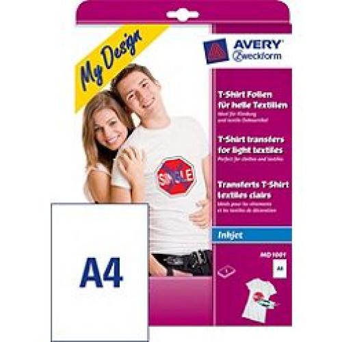 Textil transfer A4 t/lyst stof MD1001