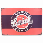 Metalskilt Buick Service 20x30 cm.