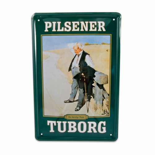 Metalskilt Tuborg Pilsner 20×30 cm.
